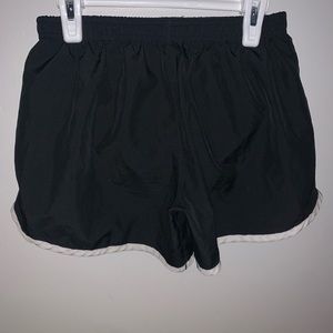 Black Nike athletic shorts